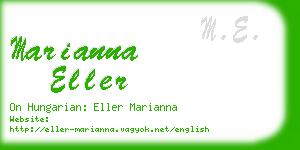 marianna eller business card